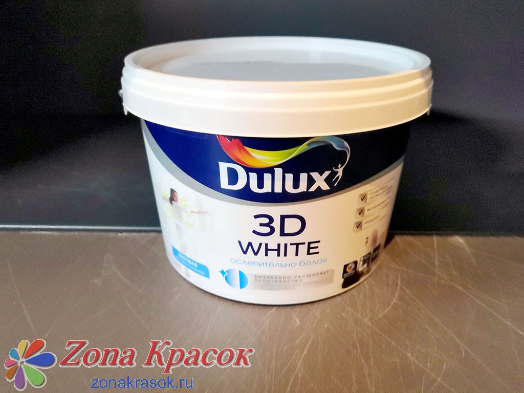 Dulux 3d white фото